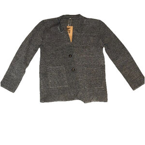 Women's Nitagut Gray Knit Blazer Size Small